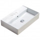 American Imaginations AI-28284 22.05-in. W Above Counter White Bathroom Vessel Sink For 3H4-in. Center Drilling