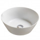 American Imaginations AI-27812 15.94-in. W Above Counter White Bathroom Vessel Sink For Wall Mount Wall Mount Drilling