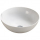American Imaginations AI-27848 14.09-in. W Above Counter White Bathroom Vessel Sink For Deck Mount Deck Mount Drilling