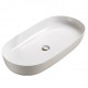 American Imaginations AI-27945 32.09-in. W Above Counter White Bathroom Vessel Sink For Deck Mount Deck Mount Drilling