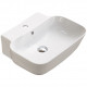 American Imaginations AI-27970 20-in. W Above Counter White Bathroom Vessel Sink For 1 Hole Center Drilling