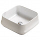 American Imaginations AI-28068 16.93-in. W Above Counter White Bathroom Vessel Sink For Wall Mount Wall Mount Drilling