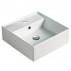 American Imaginations AI-28102 16-in. W Above Counter White Bathroom Vessel Sink For 1 Hole Center Drilling