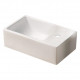American Imaginations AI-28155 11.6-in. W Above Counter White Bathroom Vessel Sink For 1 Hole Right Drilling