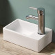 American Imaginations AI-28155 11.6-in. W Above Counter White Bathroom Vessel Sink For 1 Hole Right Drilling