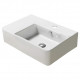 American Imaginations AI-28165 23.8-in. W Wall Mount White Bathroom Vessel Sink For 1 Hole Right Drilling