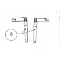  W5-508B Extended Pull Arm for Right Hand (up to 8" reveal)