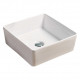 American Imaginations AI-28184 15.6-in. W Above Counter White Bathroom Vessel Sink For Deck Mount Deck Mount Drilling
