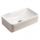 American Imaginations AI-28185 19.3-in. W Above Counter White Bathroom Vessel Sink For Deck Mount Deck Mount Drilling