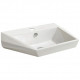 American Imaginations AI-28189 27.2-in. W Wall Mount White Bathroom Vessel Sink For 1 Hole Center Drilling