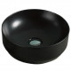 American Imaginations AI-28192 13.8-in. W Above Counter Black Bathroom Vessel Sink For Deck Mount Deck Mount Drilling
