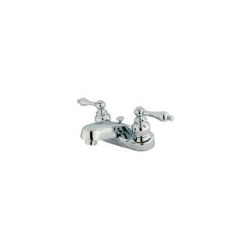 Kingston Brass KB25 4" Centerset Bathroom Faucets,Metal Lever