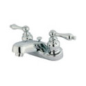 Kingston Brass KB252AL 4" Centerset Bathroom Faucets,Metal Lever
