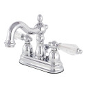 Kingston Brass KB1608WLL 4" Centerset Bathroom Faucets,Wilshire Lever