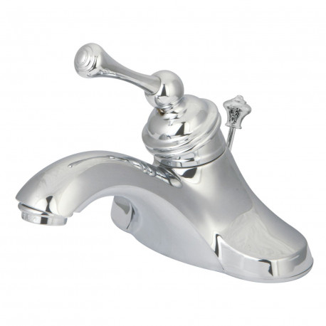 Kingston Brass KB354 4” Centerset Bathroom Faucets With Plastic Pop-Up Drain