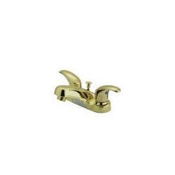 Kingston Brass KB625 4" Centerset Bathroom Faucet w/ Brass Pop-up