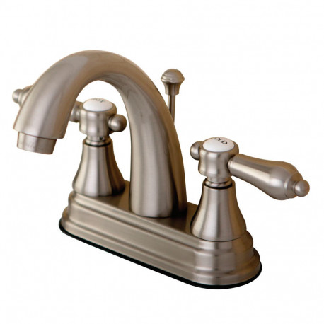Kingston Brass KS761 4" Centerset Faucet w/ Brass Pop-up Drain