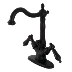 Kingston Brass KS143 Mono Deck Mount Bathroom Faucet
