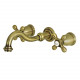 Kingston Brass KS312AX Wall Mount Bathroom Faucets,Metal Cross