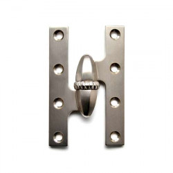 Gruppo Romi F1004FWD Faceted Olive Knuckle Hinge - Daimond Washer