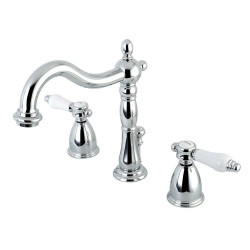 Kingston Brass KB197BPL Widespread Bathroom Faucets