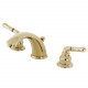 Kingston Brass KB96 Widespread Bathroom Faucets w/ Brass Pop-Up Drain