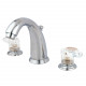 Kingston Brass KB98ALL Widespread Bathroom Faucets,Acrylic Oval