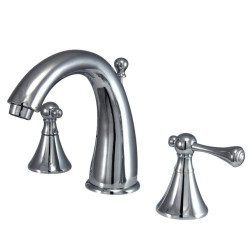 Kingston Brass KS297BL Widespread Bathroom Faucets,Buckingham Lever