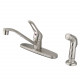 Kingston Brass KB562SP 8” Centerset Kitchen Faucet With Matching Finish Plastic Sprayer