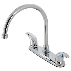 Kingston Brass KB6791LLLS 8” Centerset Kitchen Faucet Without Sprayer
