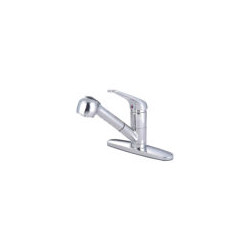 Kingston Brass KS88 Single Handle Pull-Out Kitchen Faucet