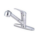 Kingston Brass KS888SN Single Handle Pull-Out Kitchen Faucet