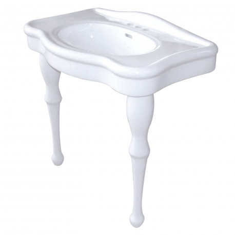 Kingston Brass VPB5324 Imperial Basin Console With Pedestal,4” Center