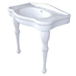 Kingston Brass VPB5328 Ceramic Console Sink for 8" Widespread Installation