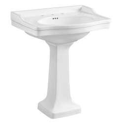 Kingston Brass VPB3308 Victorian Porcelain Pedestal Wash Basin