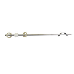 Kingston Brass KBPR1001L Lengthen 9-1/2” Lavatory Pop-Up Drain Ball Rod,Pivot Rod And Clip Replacement Kit