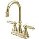Kingston Brass KS249AX/GL 4" Centerset Bar Faucet