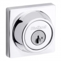 Kwikset 660 SQT Contemporary Square Deadbolt - Keyed One Side, SmartKey Security