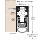 ZERO 365AA Clear Anodized / Automatic Door Bottom / Heavy Duty
