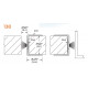 ZERO 138 PVC/ Pile for 3/4” (19.1) Glass Door