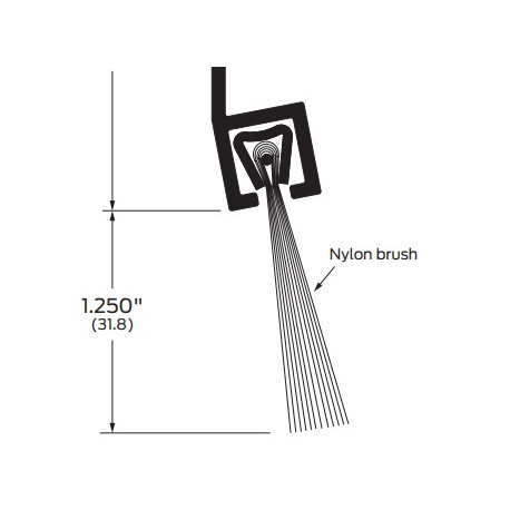 ZERO 96P 1.125" Nylon Brush