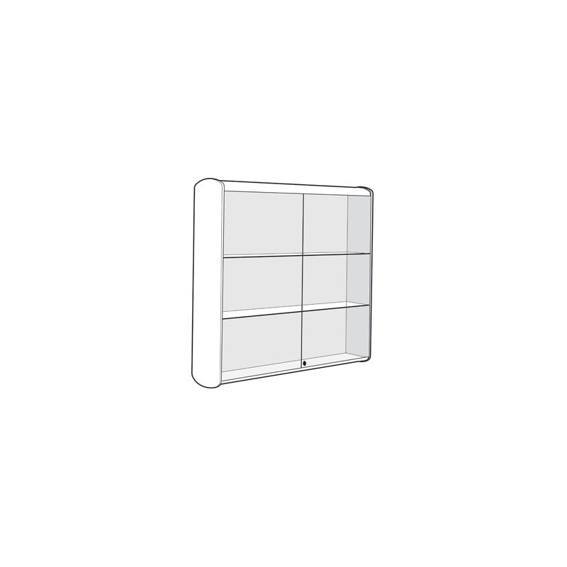 Peter Pepper REW PepperMint Wall Mounted Showcase W/Lighting Soffit