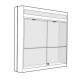 Peter Pepper ESW PepperMint Sliding Wall Mounted Showcase