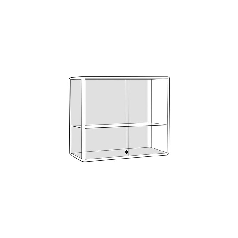 Peter Pepper PMW PepperMint Sliding Wall Mounted Showcase