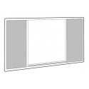 Peter Pepper MMCW MiniMint Wall Mounted Combination Unit W/ Natural Cork Panel