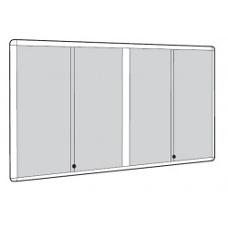Peter Pepper MM-CW-GL Glass Enclosed MiniMint Wall Mounted Combination Unit