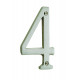 Pamex DD07 4" Zinc Nail-On House Number