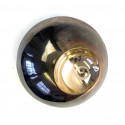  UFO-Satin Brushed Brass Centre Door Pull (150mm Diameter)