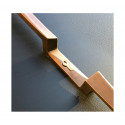  FACET 1000-Satin Brushed Bronze Door Handle (1000mm X 35mm)