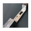  GRAIN 1000-Satin Brushed Bronze Door Handle (1004mm X 35mm)